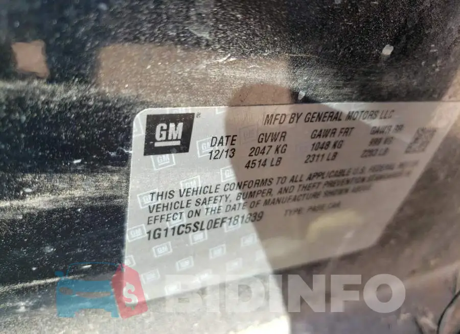 1G11C5SL0EF181839 Photo# 12