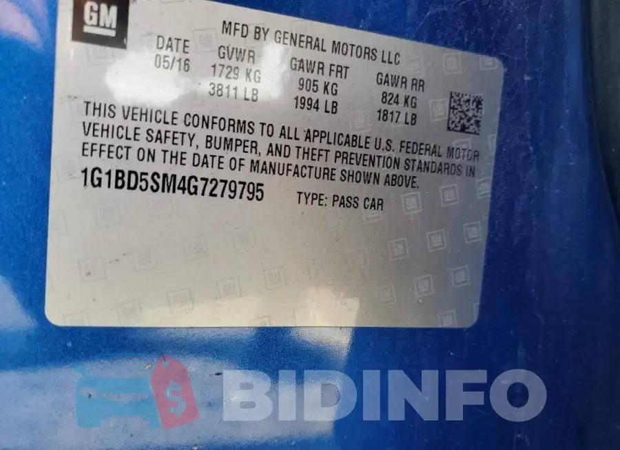 1G1BD5SM4G7279795 Photo# 13