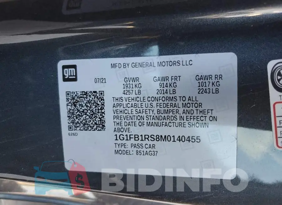 1G1FB1RS8M0140455 Photo# 12