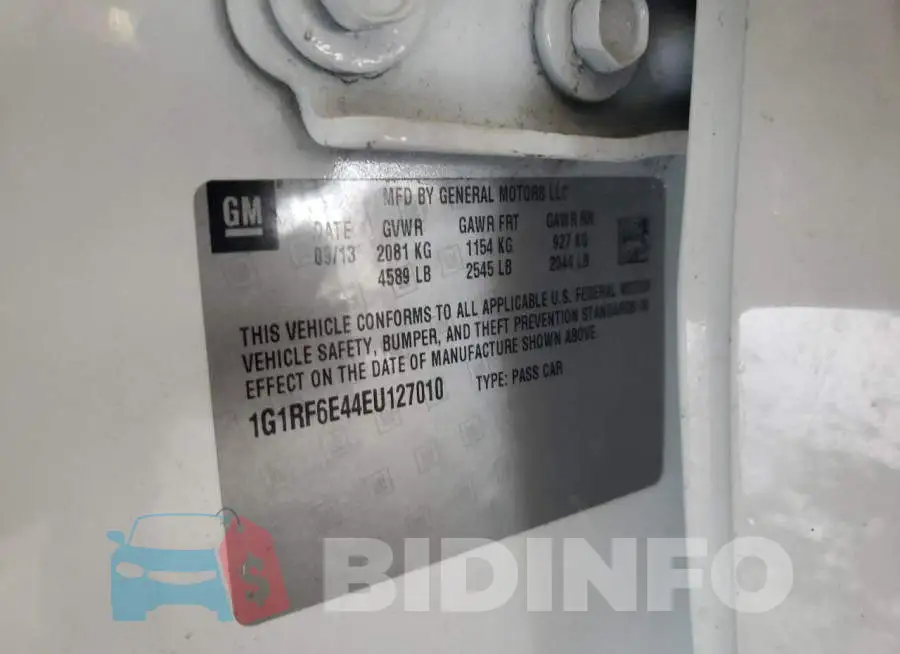1G1RF6E44EU127010 Photo# 12