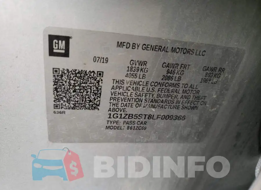 1G1ZB5ST8LF009366 Photo# 12