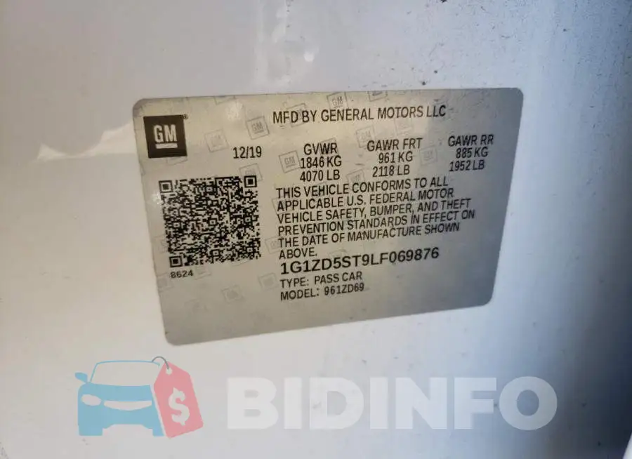 1G1ZD5ST9LF069876 Photo# 12