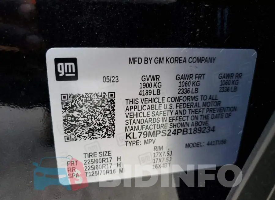 KL79MPS24PB189234 Photo# 13