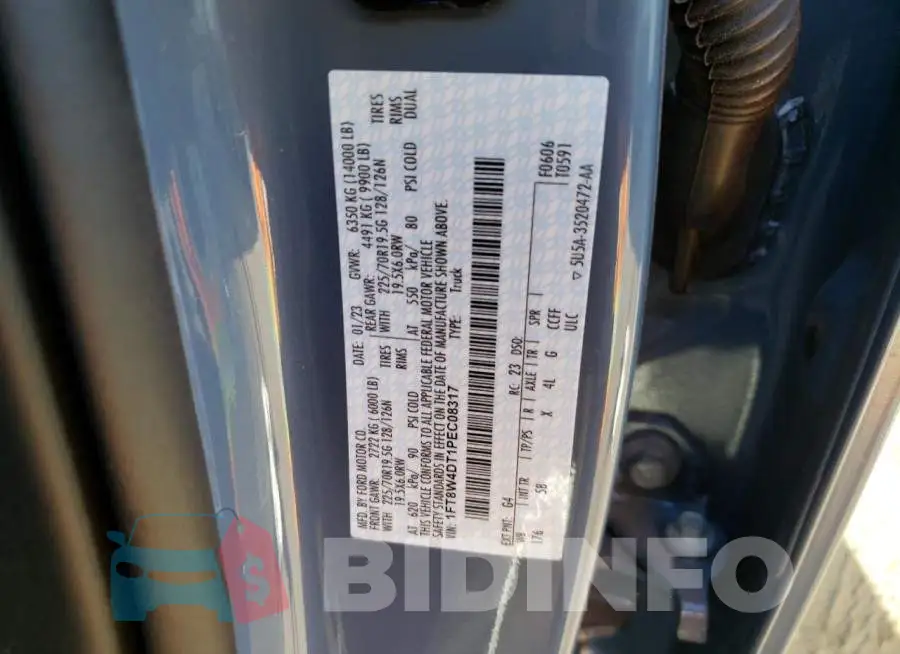 1FT8W4DT1PEC08317 Photo# 12