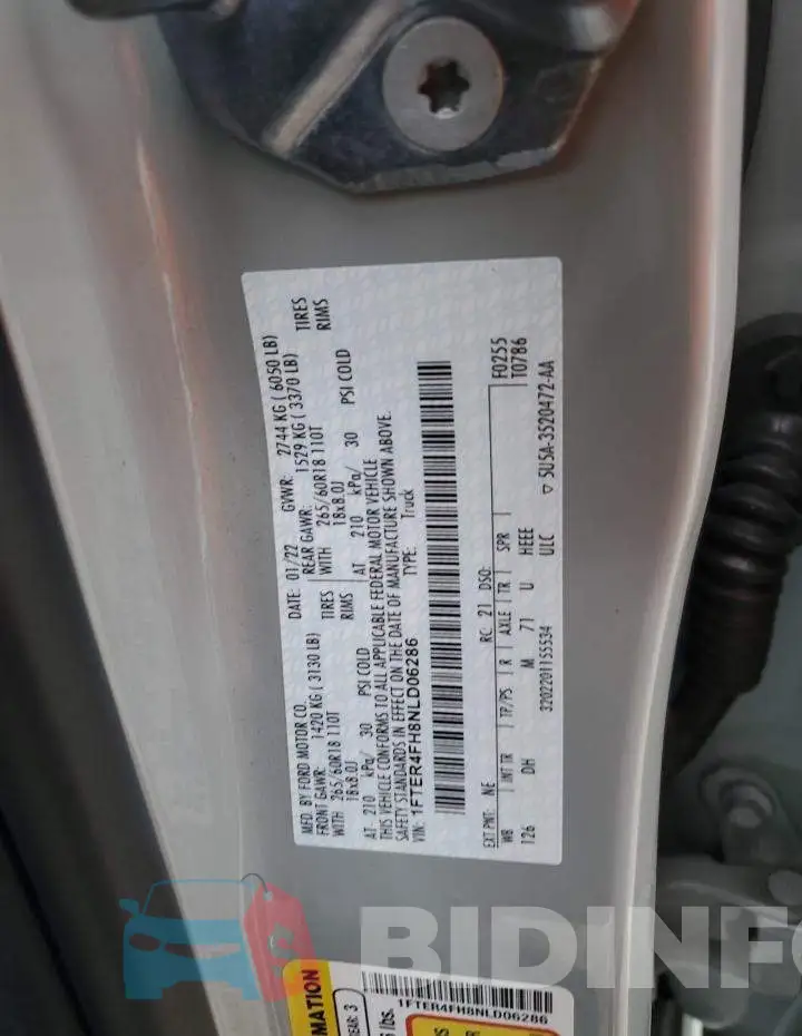 1FTER4FH8NLD06286 Photo# 12