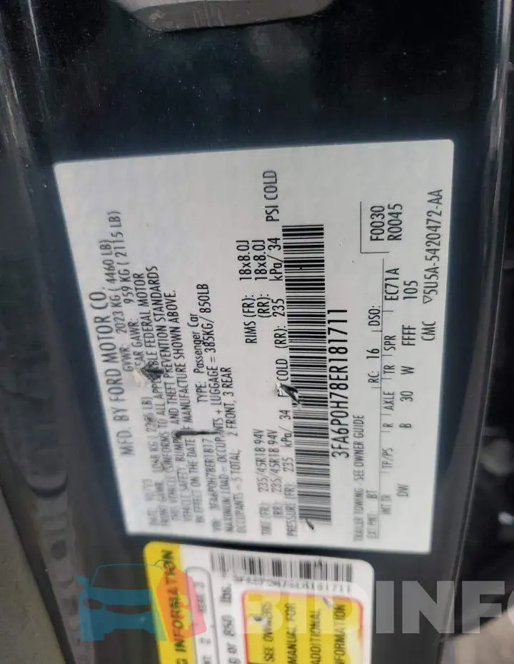 3FA6P0H78ER181711 Photo# 12
