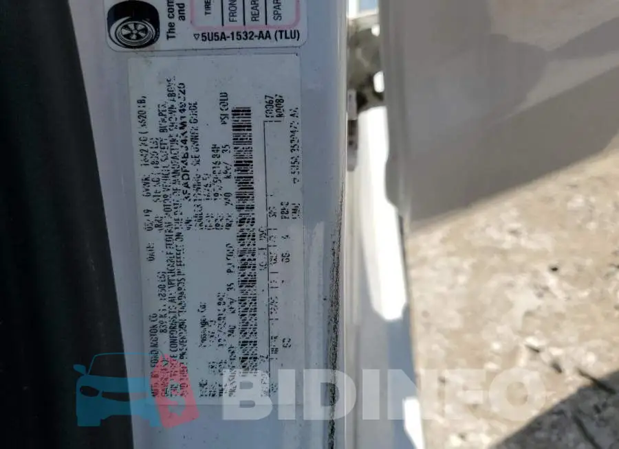 3FADP4BJ4KM149320 Photo# 13