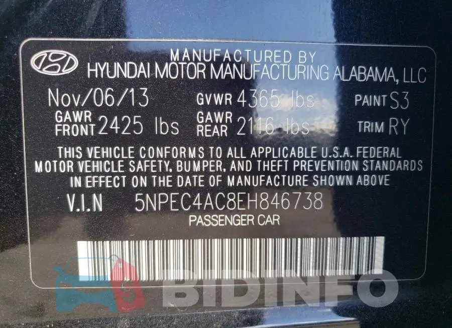 5NPEC4AC8EH846738 Photo# 12