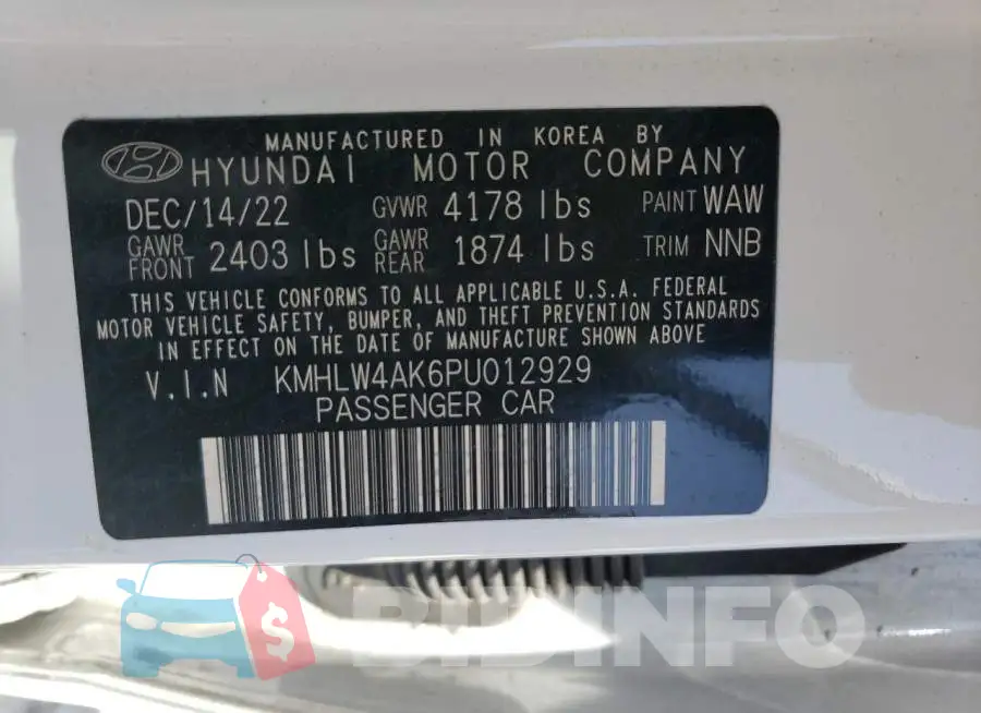 KMHLW4AK6PU012929 Photo# 12