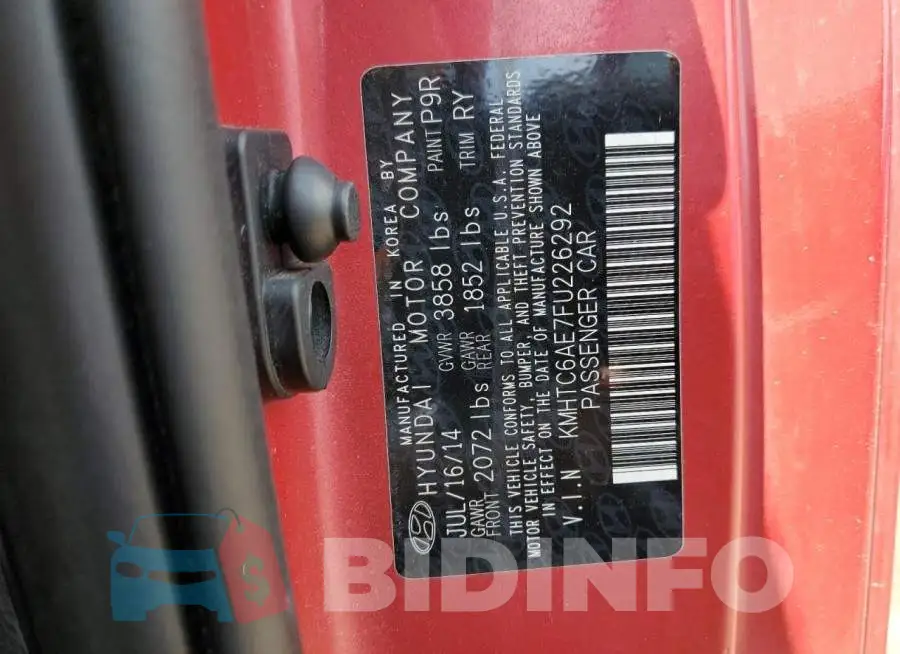 KMHTC6AE7FU226292 Photo# 12