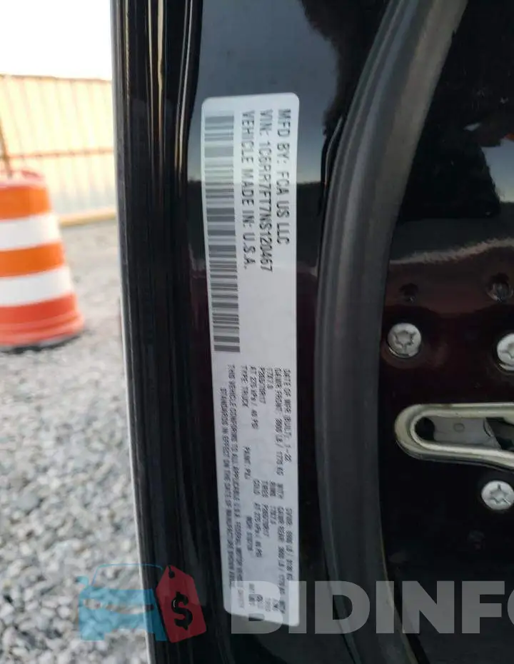 1C6RR7FT7NS120467 Photo# 12