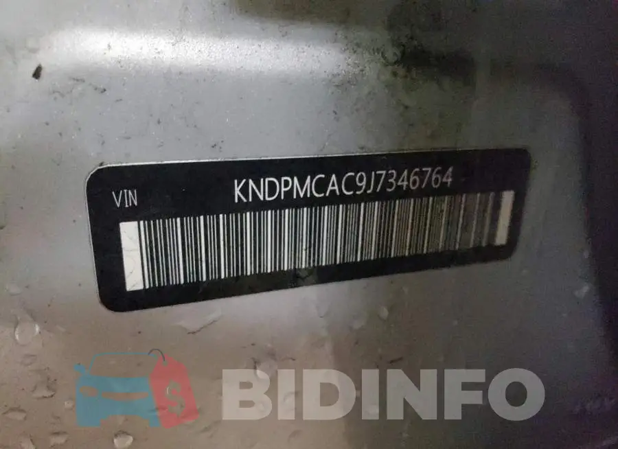 KNDPMCAC9J7346764 Photo# 13