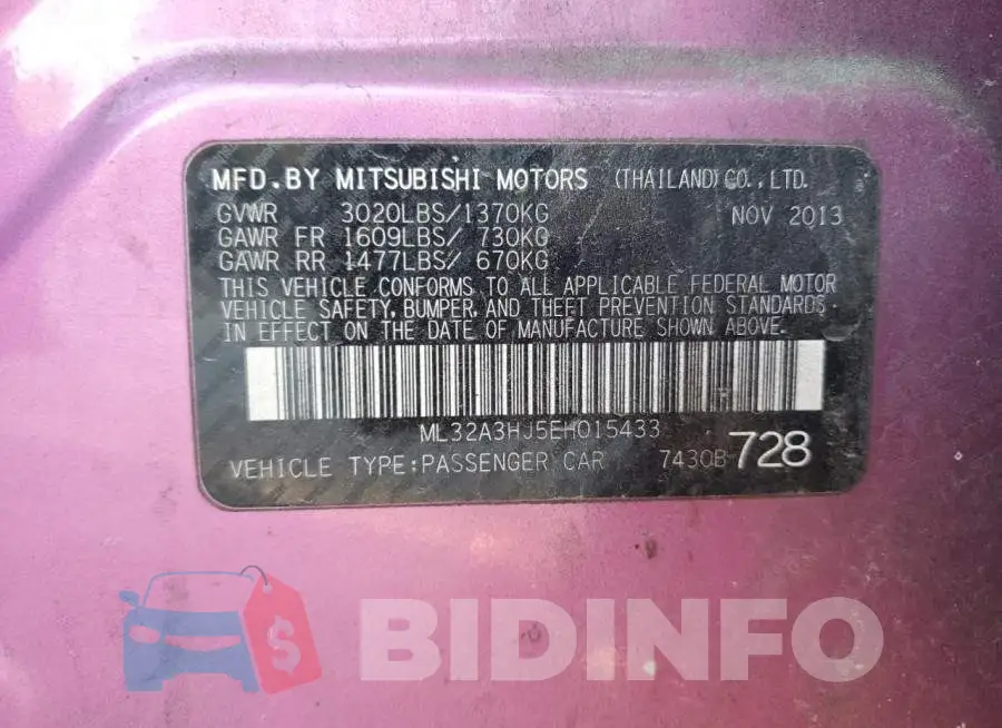 ML32A3HJ5EH015433 Photo# 12