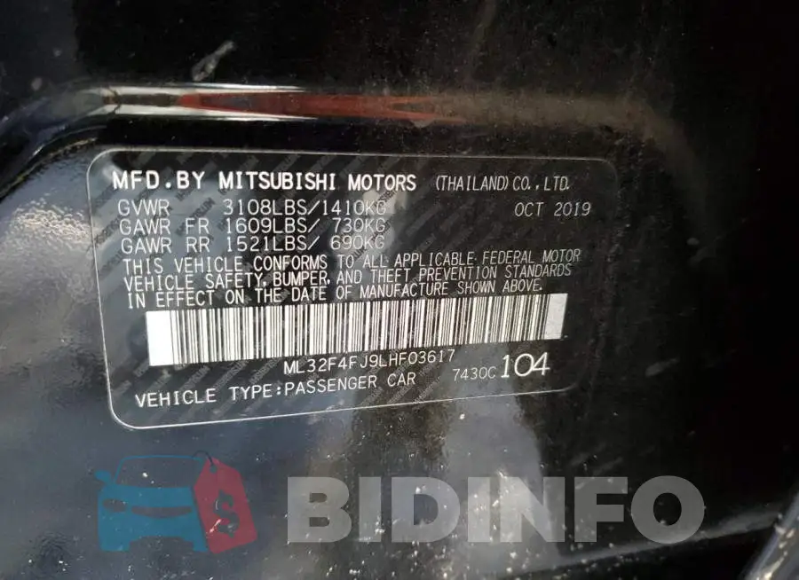 ML32F4FJ9LHF03617 Photo# 12