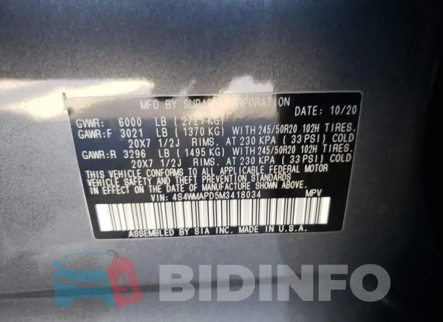 4S4WMAPD5M3418034 Photo# 13
