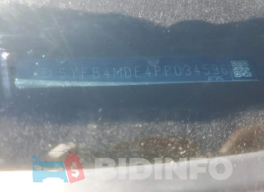 5YFB4MDE4PP034596 Photo# 12