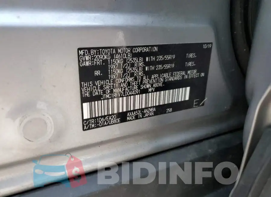 JTMC1RFV7LD044091 Photo# 13