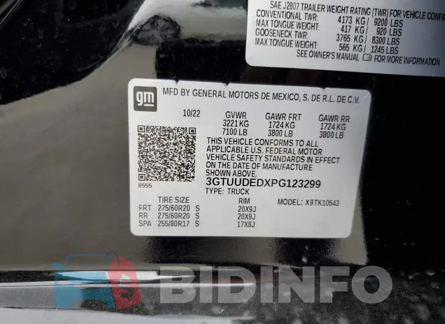 3GTUUDEDXPG123299 Photo# 12