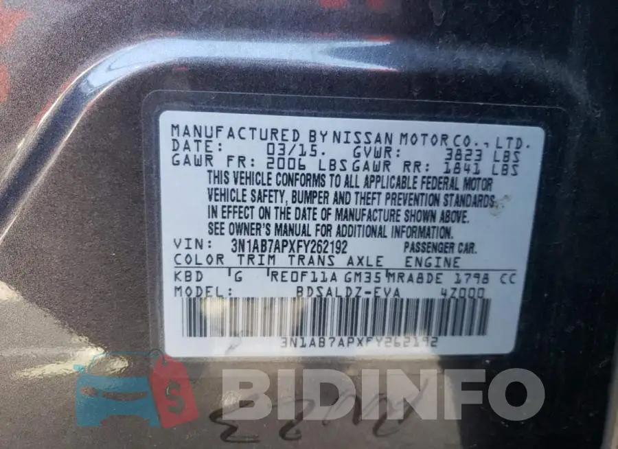 3N1AB7APXFY262192 Photo# 12