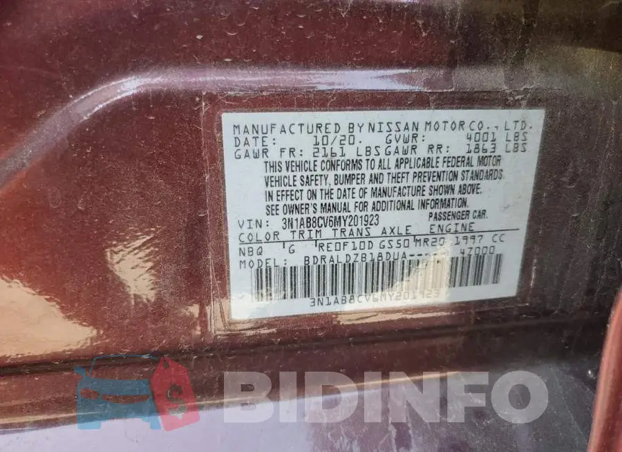 3N1AB8CV6MY201923 Photo# 12