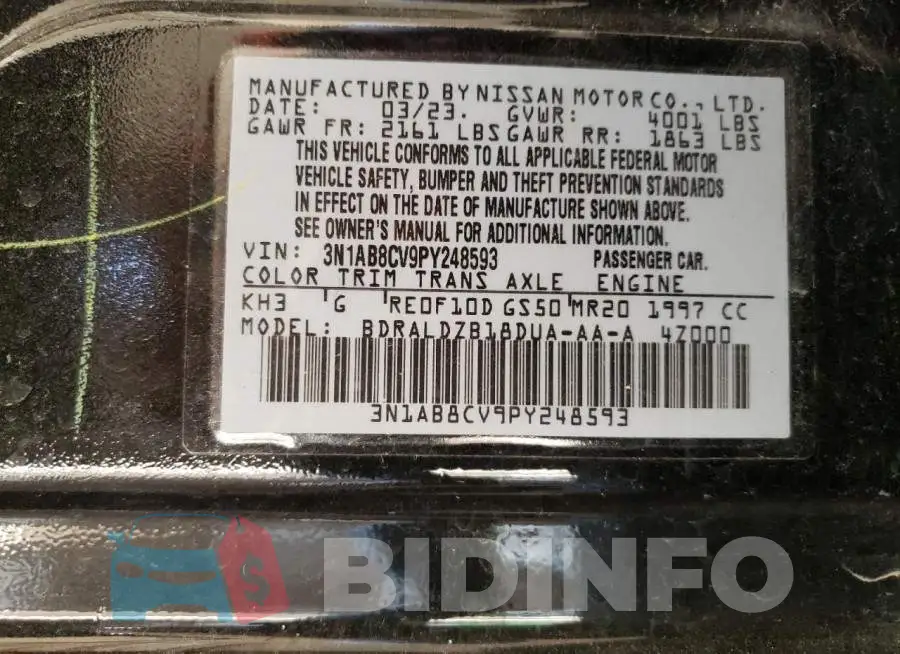 3N1AB8CV9PY248593 Photo# 12
