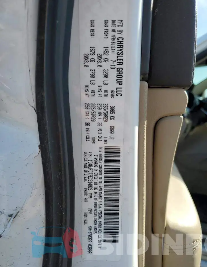 1C4RJFCT7EC214826 Photo# 13