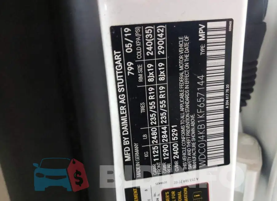 WDC0J4KB1KF657144 Photo# 13