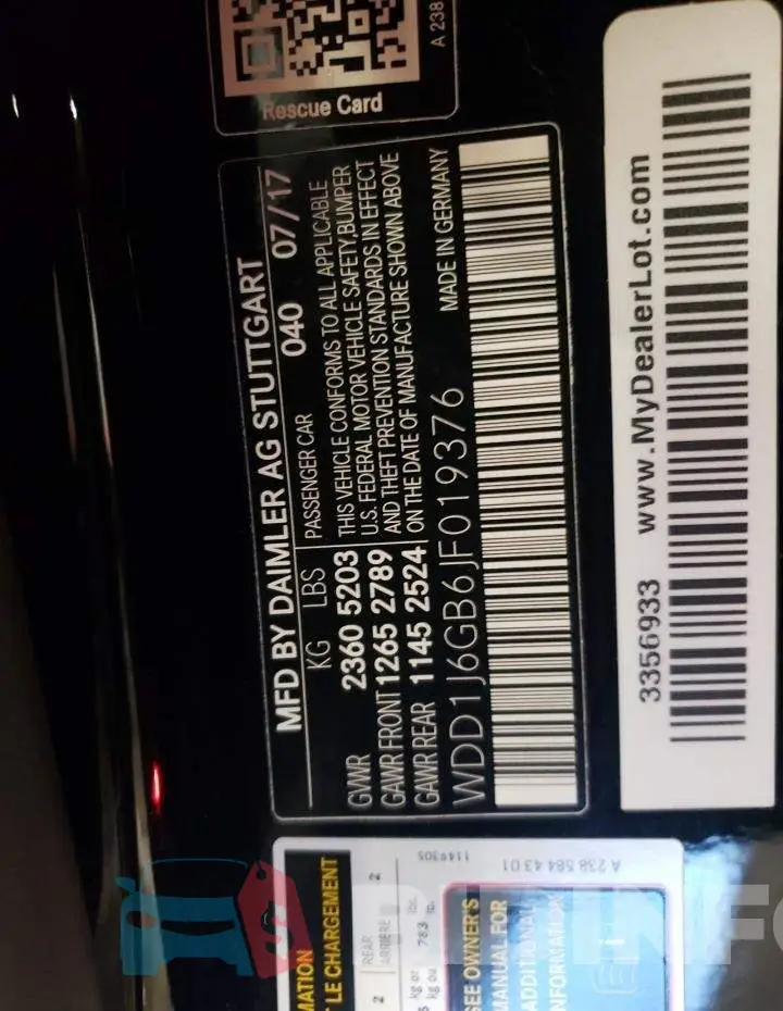 WDD1J6GB6JF019376 Photo# 12
