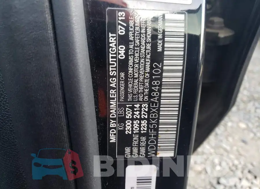 WDDHF5KBXEA848102 Photo# 12
