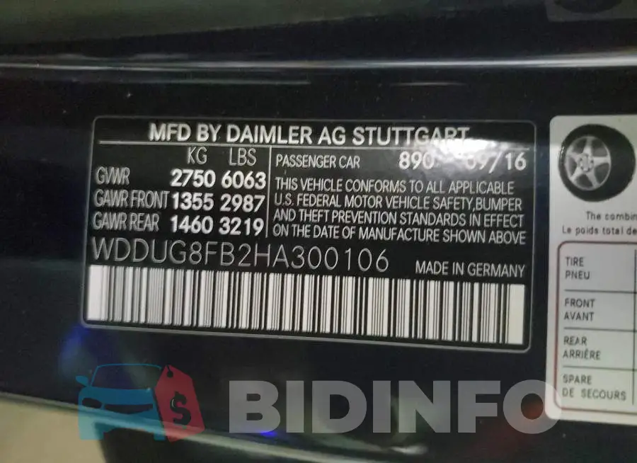 WDDUG8FB2HA300106 Photo# 12