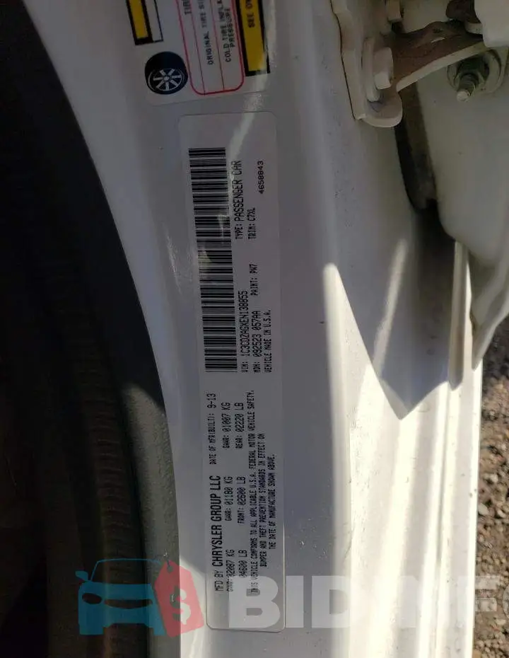 1C3CDZAGXEN138855 Photo# 12