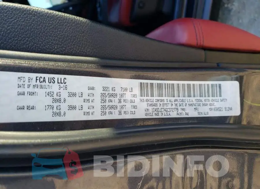 1C4SDJCT4GC372779 Photo# 13