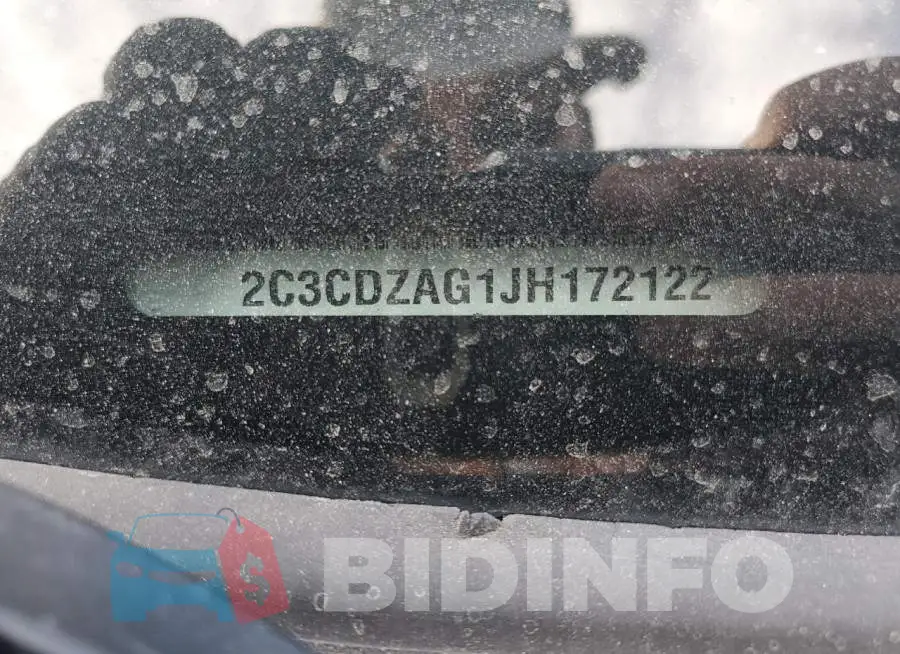 2C3CDZAG1JH172122 Photo# 12