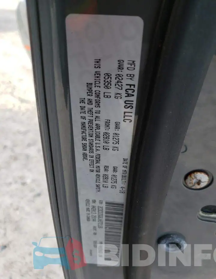 2C3CDZGG6JH272126 Photo# 12