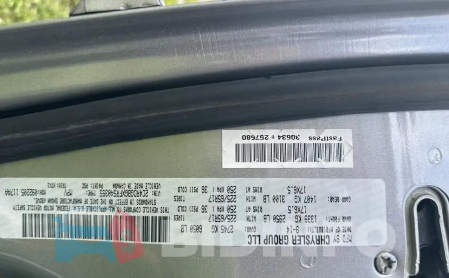2C4RDGBGXFR540355 Photo# 10
