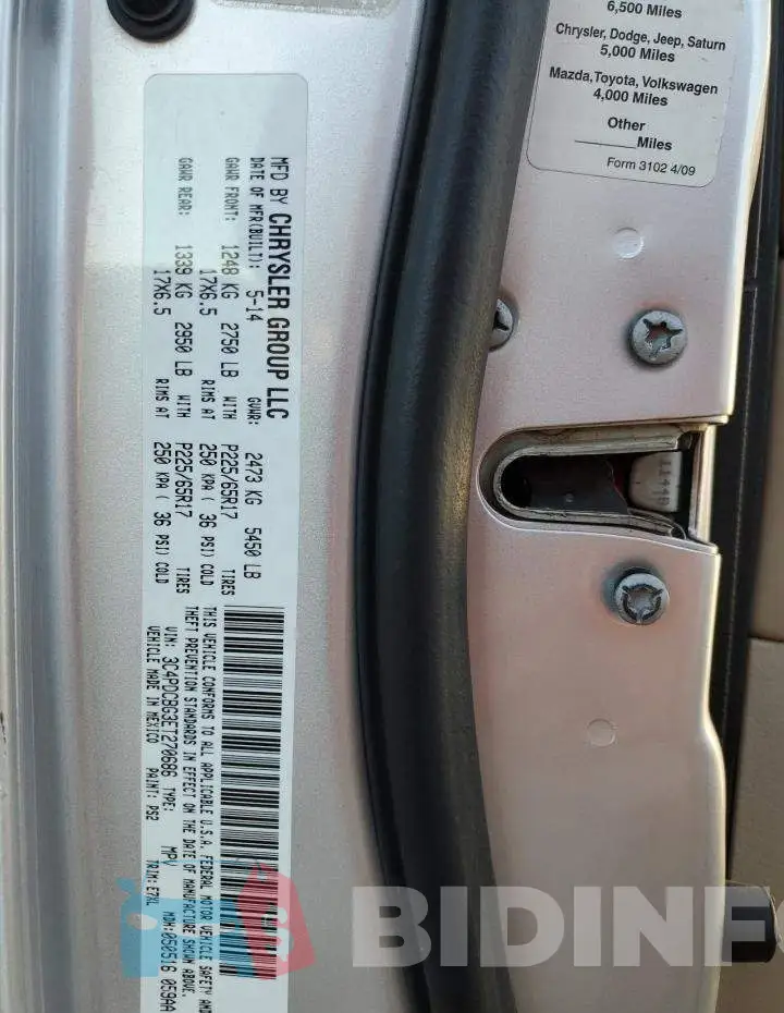 3C4PDCBG3ET270686 Photo# 13