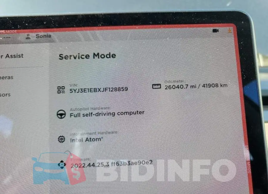 5YJ3E1EBXJF128859 Photo# 9