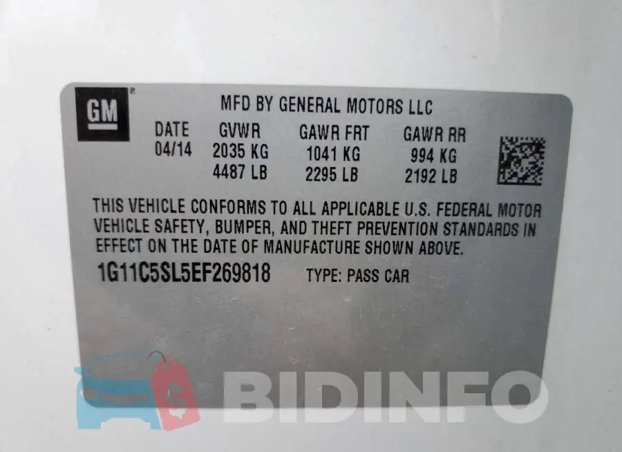 1G11C5SL5EF269818 Photo# 12