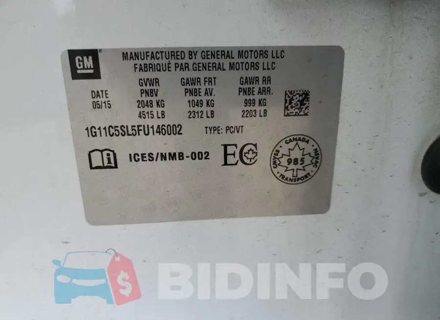 1G11C5SL5FU146002 Photo# 12