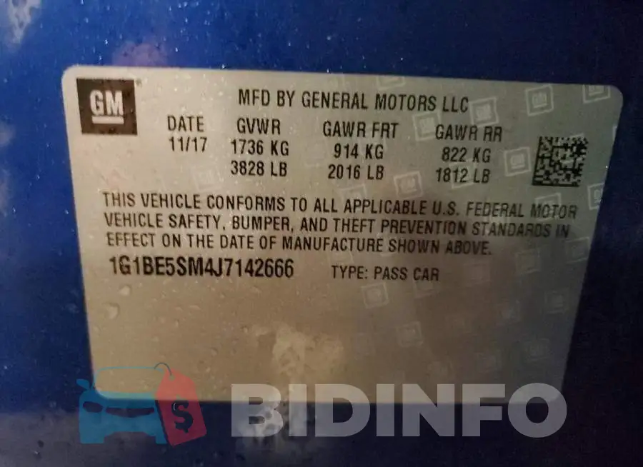 1G1BE5SM4J7142666 Photo# 12