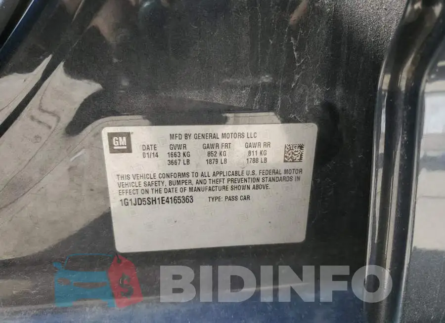 1G1JD5SH1E4165363 Photo# 12