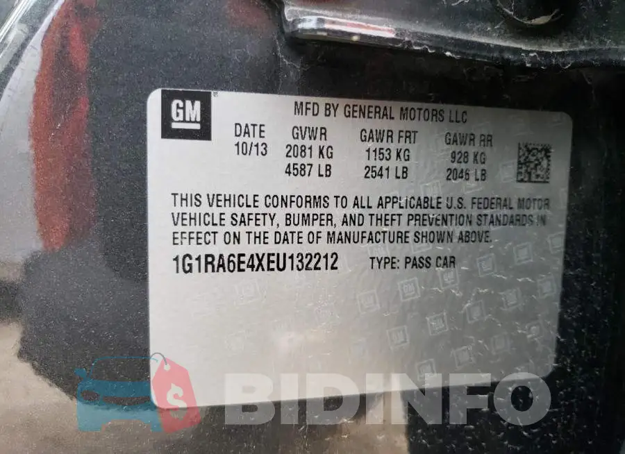 1G1RA6E4XEU132212 Photo# 12
