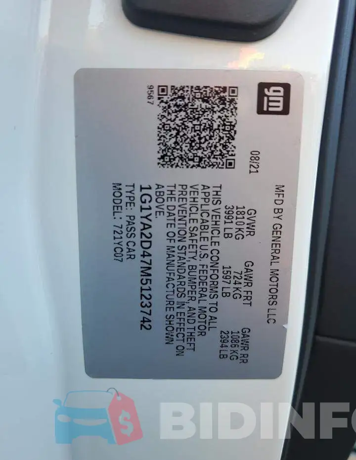1G1YA2D47M5123742 Photo# 13