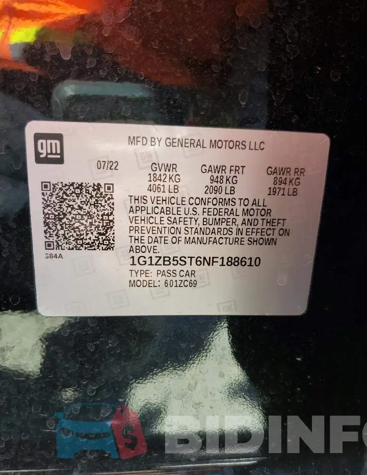 1G1ZB5ST6NF188610 Photo# 13