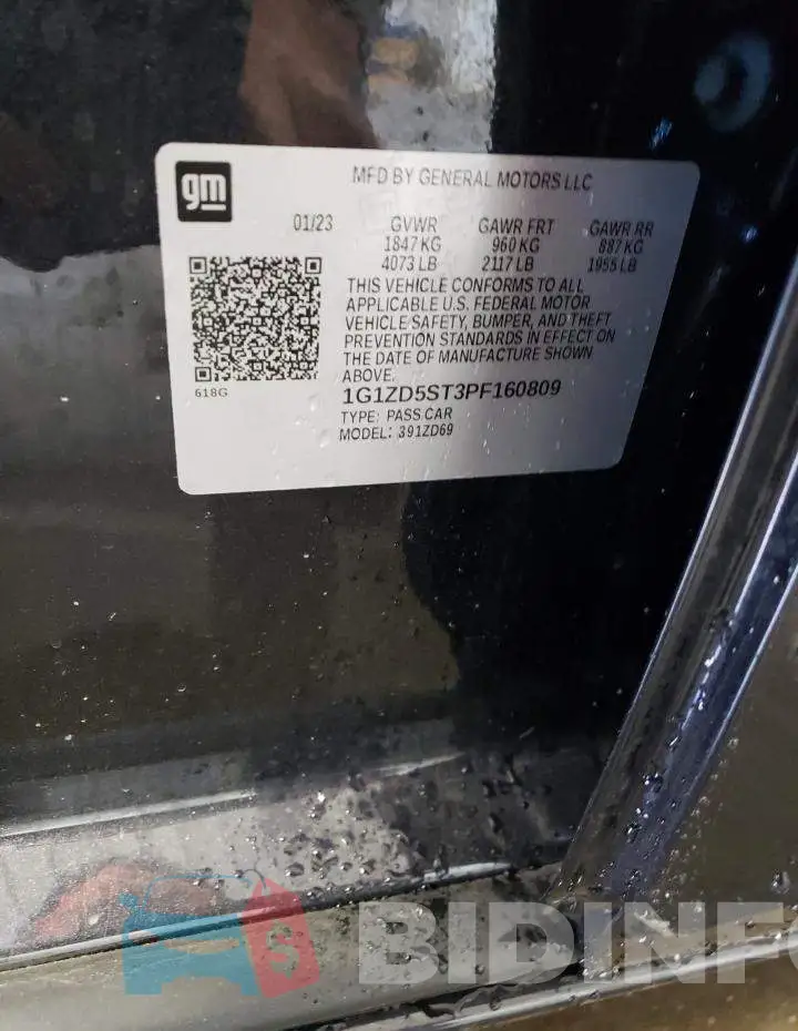 1G1ZD5ST3PF160809 Photo# 12