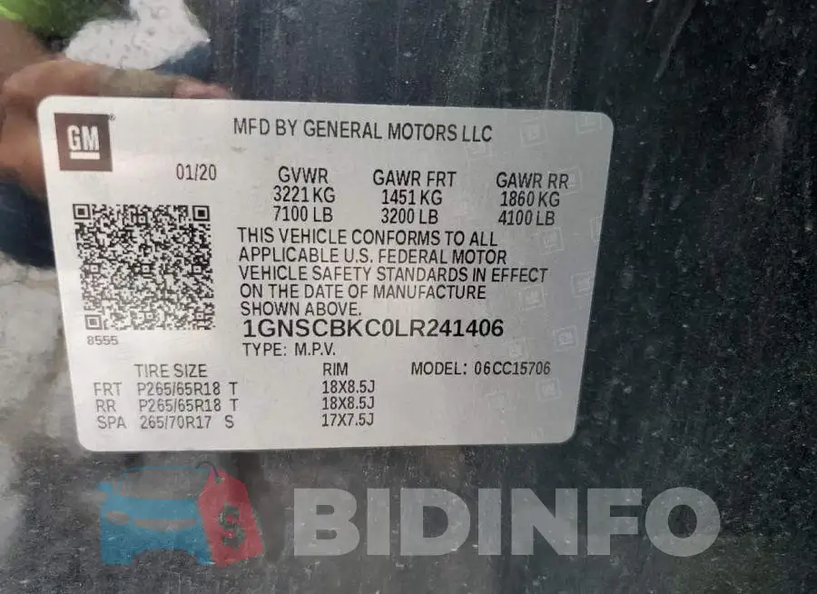 1GNSCBKC0LR241406 Photo# 14