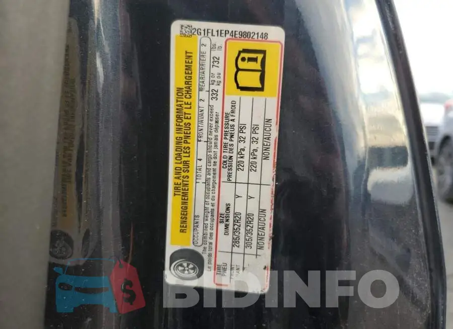 2G1FL1EP4E9802148 Photo# 13