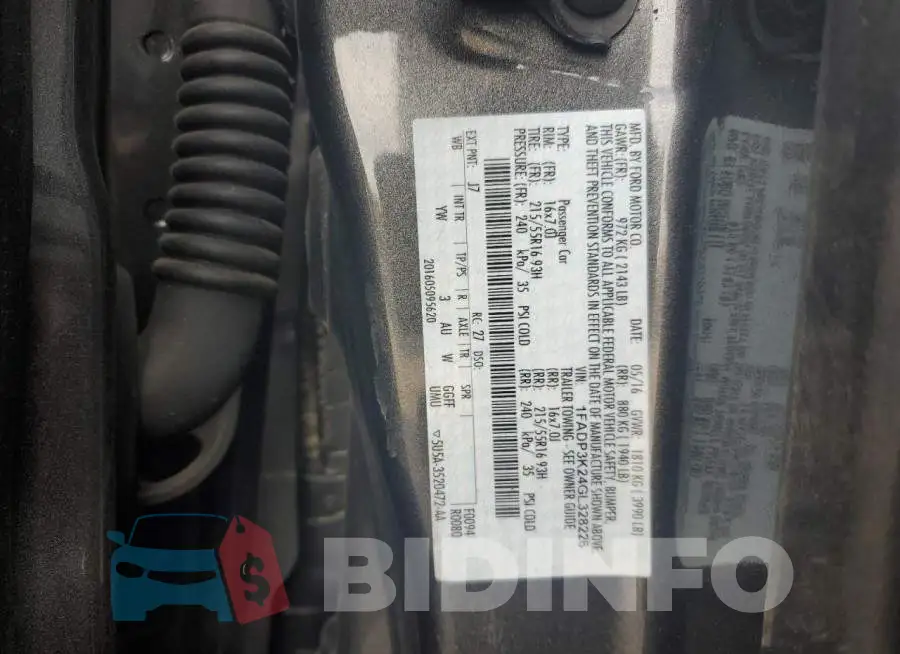 1FADP3K24GL328226 Photo# 12