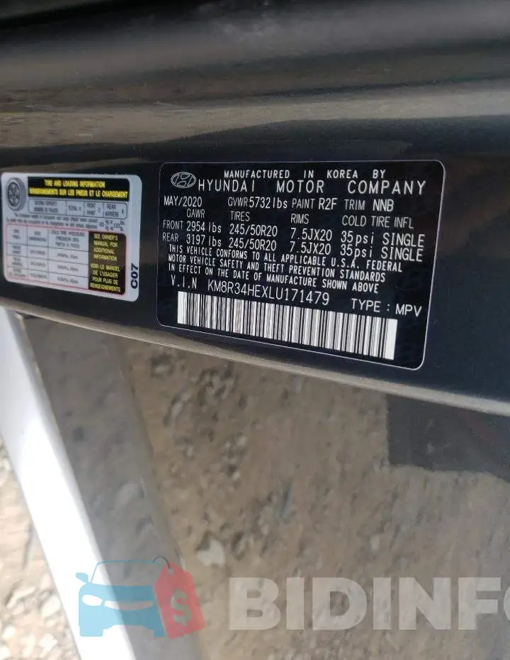 KM8R34HEXLU171479 Photo# 10