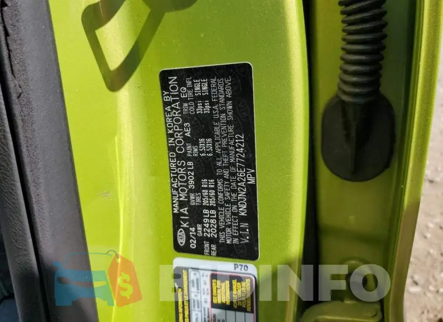 KNDJN2A26E7724212 Photo# 12